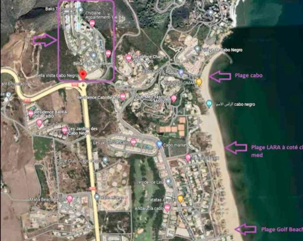 Complexe Bella Vista Cabo Negro Martil Mdiq Avec Piscines Plage Wifi Luaran gambar